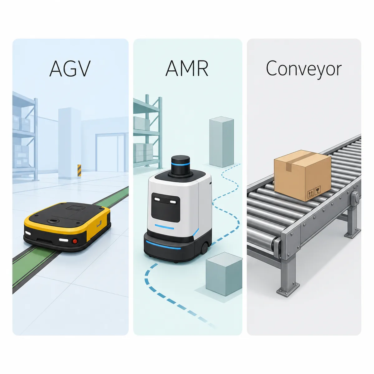 AGV Applications: Warehouse / Production Line / Cross-Dock / Assembly