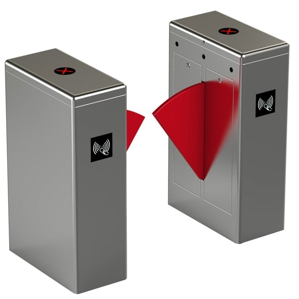 TS-WB1CX-O:ประตูปีกผีเสื้อ Flap Barrier (One Movement)