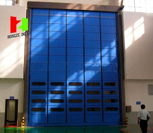 HPD-42:ประตู 42 SQ.M. Stack PVC High Speed door