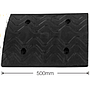 TE-JSD-002B:Rubber Speed Hump สีดำ