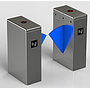 TS-WB1CX-O:ประตูปีกผีเสื้อ Flap Barrier (One Movement)