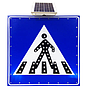 TE-SNB03B:ป้ายเขตทางข้าม+Build-in Solar