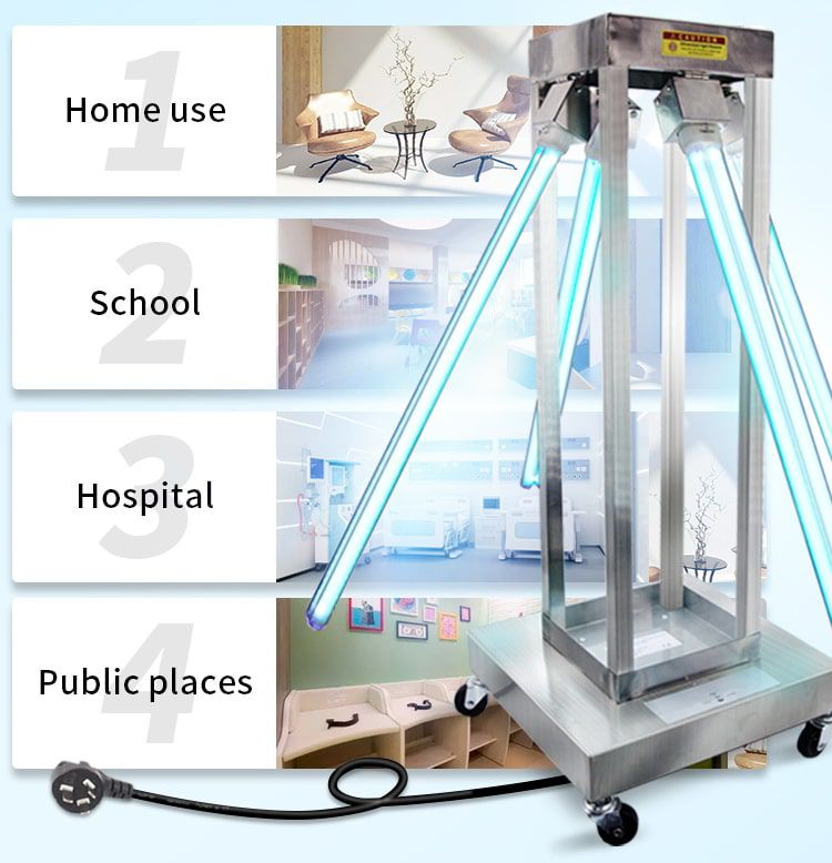 รูปภาพสินค้า เครื่องฆ่าเชื้อด้วยแสง UVC ขนาด 400W
