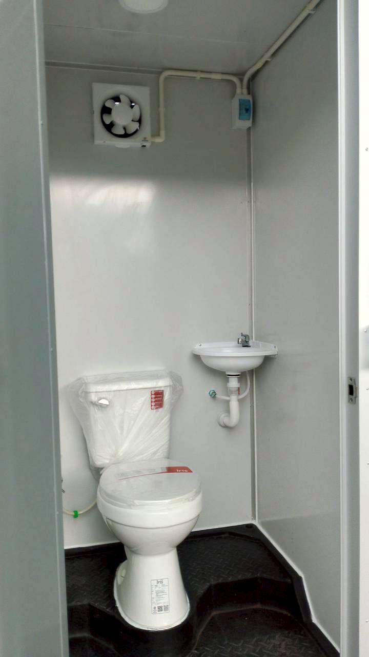 สุขภัณฑ์ภายใน ห้องน้ำฐานไฟเบอร์ เก็บของเสียในตัว