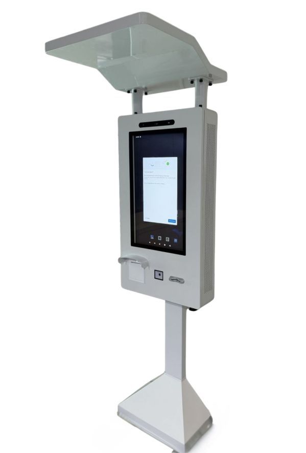 ตู้ self service สีขาว android