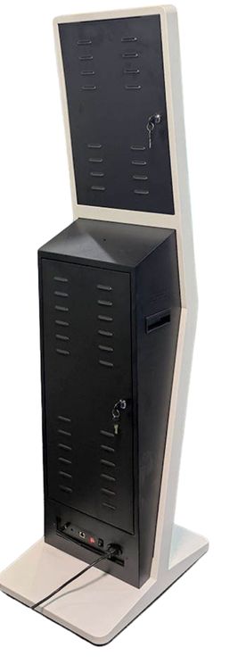 QS-QD12:เครื่องกดบัตรคิว ตั้งพื้น จอสัมผัส 21.5"