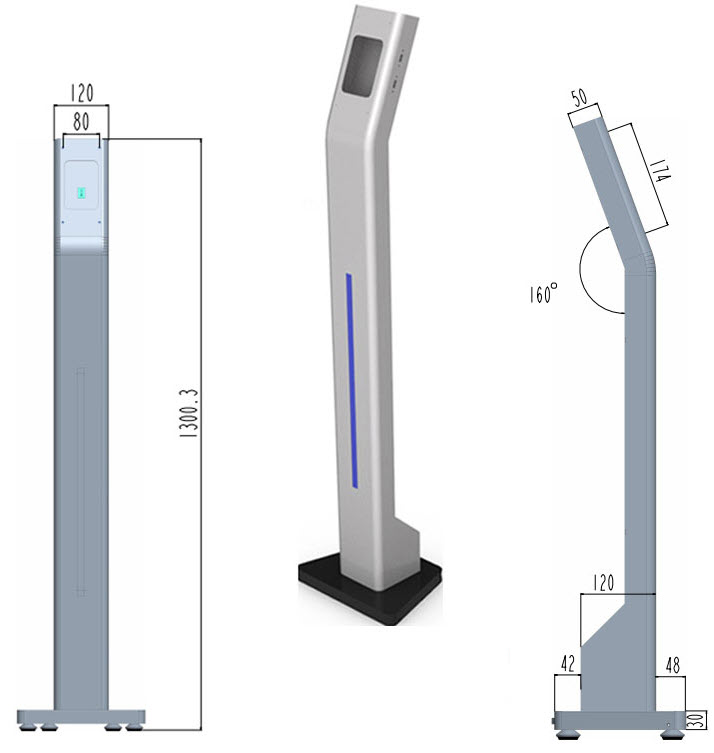 ACS-RD3:เสา Face Recognition scan