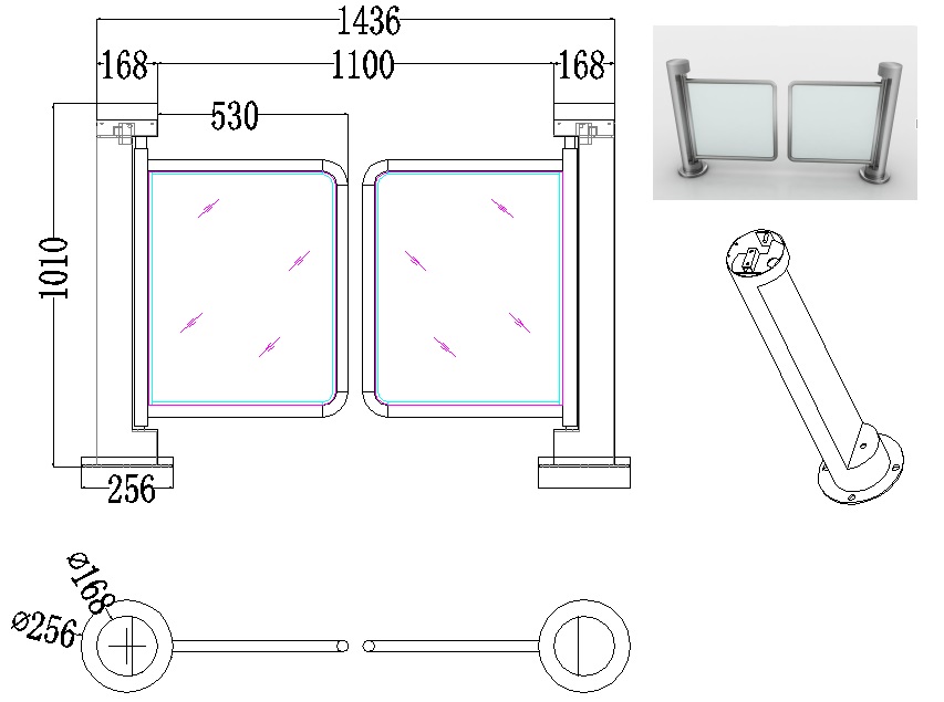 TS-SG4P:Swing gate
