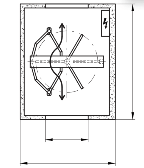 TS-FHT3:ซุ้มทางเข้า + Full Height Turnstile เหล็ก