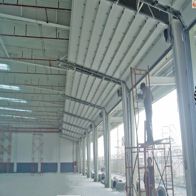 OHD-21:ประตู 21SQ.M. Overhead Sectional door