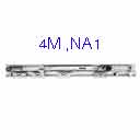 ATD-SD200-4:ประตู Auto Slide door รุ่น Strong 4M:สีธรรมดา