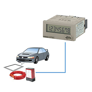 เครื่องนับจำนวนรถแบบใช้ Loop Car Counter