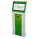 QS-QD03:ตู้กดคิว  Queue Dispenser Pro Q จอ 21.5นิ้ว ตั้งพื้น