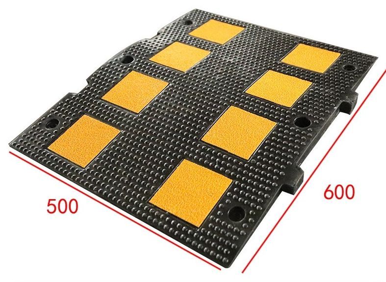 TE-JSD-006:Rubber Speed Hump ยางชะลอความเร็วรถ แบบเตี้ย