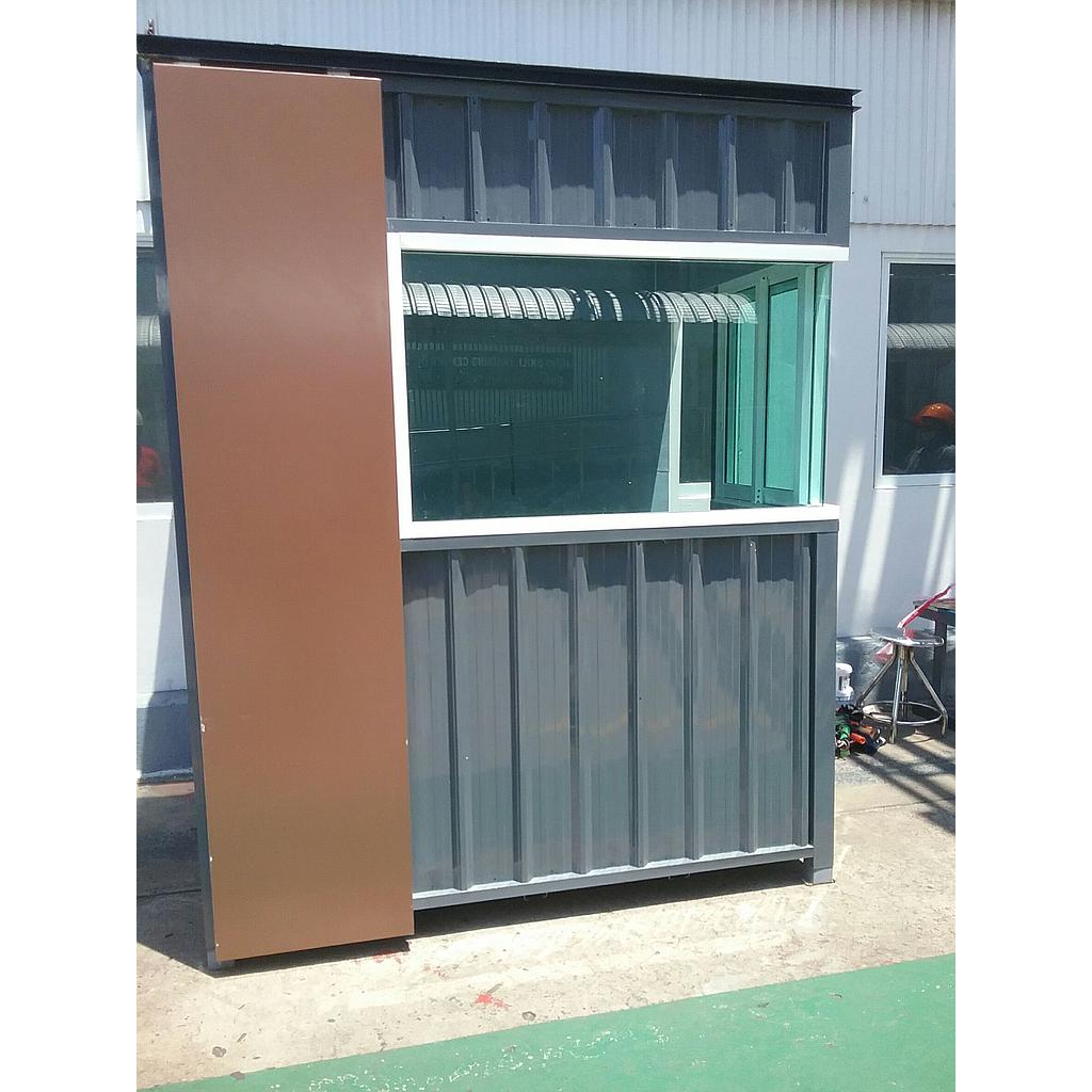 ป้อมยามสำเร็จรูป Guard Booth GB05+ห้องน้ำ