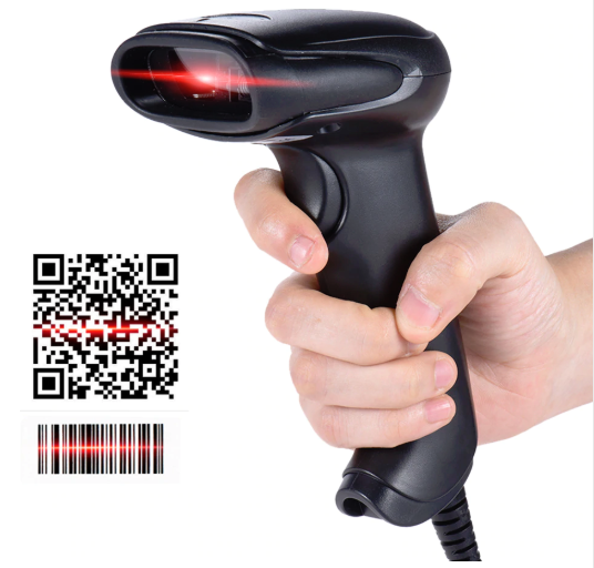 เครื่องอ่านบาร์โค้ด Barcode 1D/2D QR USB