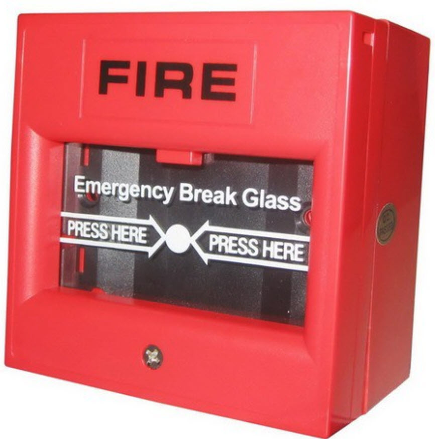 สวิตช์กดฉุกเฉิน สัญญาณเตือนภัยไฟไหม้ FIRE Break Glass