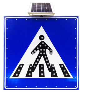 ป้ายเขตทางข้าม+Build-in Solar