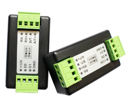 CVT-WG<>RS485:Wiegand to RS485