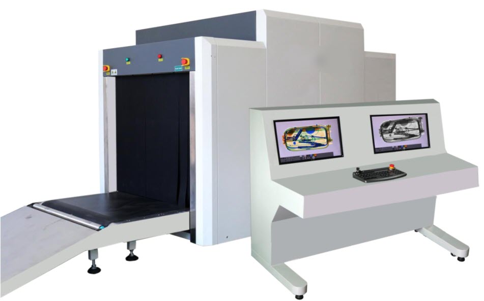 สายพานตรวจสอบสัมภาระ X Ray Baggage Scanner