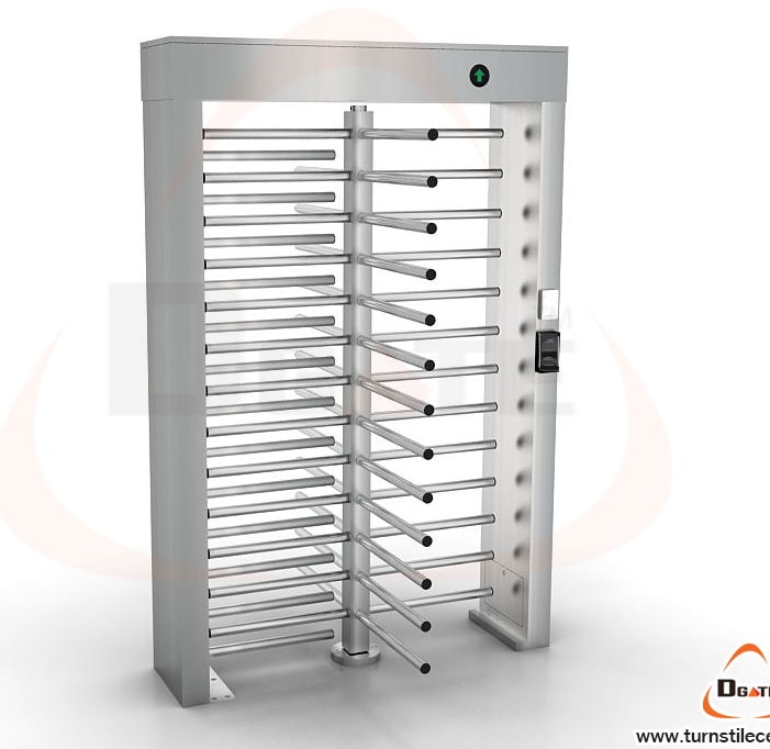 TS-FH8:ประตูหมุนกั้นคน Full Height Turnstile