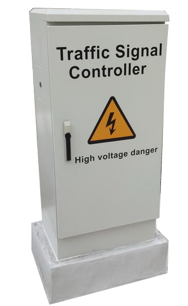 TE-TLC04:ตู้ควบคุมสั่งงานไฟจราจร สี่แยก Traffic Controller