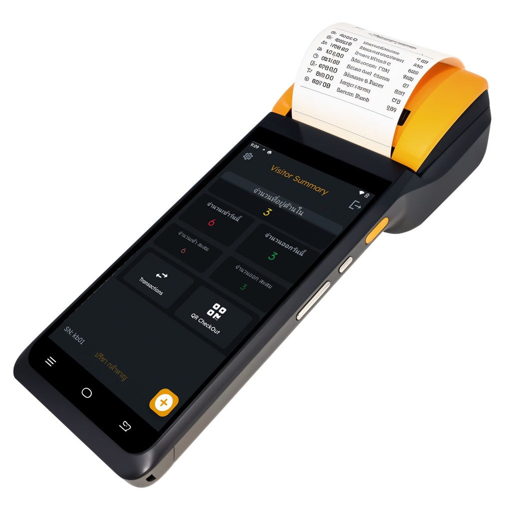 SW-VMS03:VMS HandHeld เครื่องบันทึกผู้มาติดต่อ