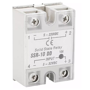 Solid state relay โซลิดสเตรีเลย์โมดูล 10A (SSR-10DD)