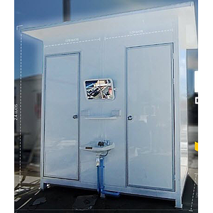 ห้องน้ำสำเร็จรูป ตู้คู่ Double Toilet