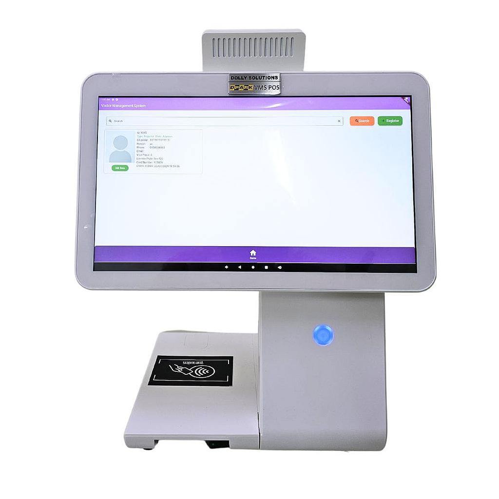 SW-VMS04:VMS POS เครื่องบันทึกผู้มาติดต่อ แบบตั้งโต๊ะ