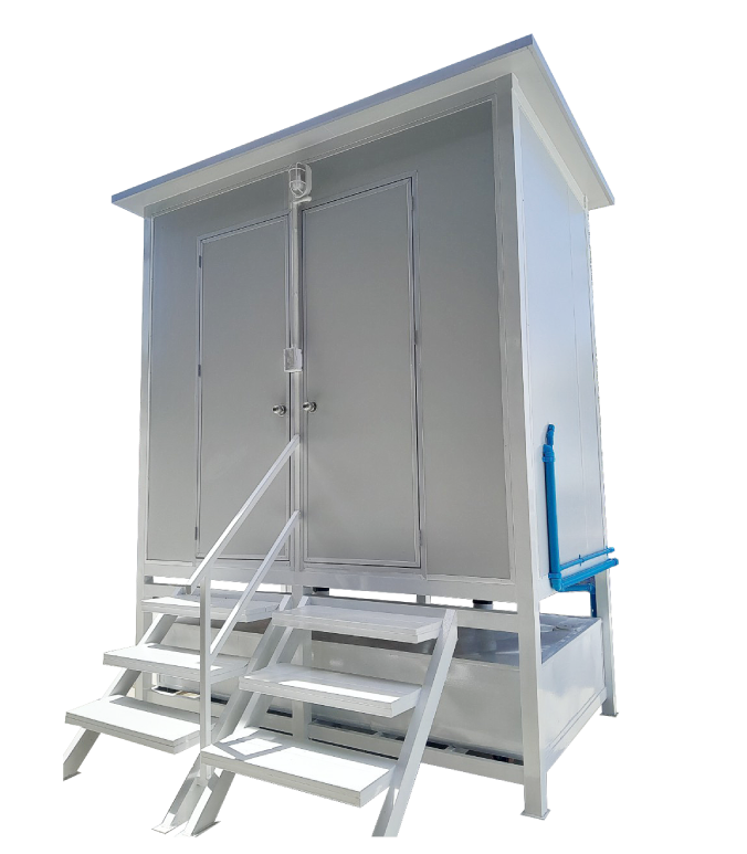 ห้องน้ำสนามสำเร็จรูป ยกสูง Construction Toilet