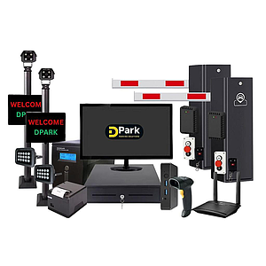 Dpark Lite Mini 1 Gate IN/OUT + LPR ระบบคิดเงินอ่านทะเบียน