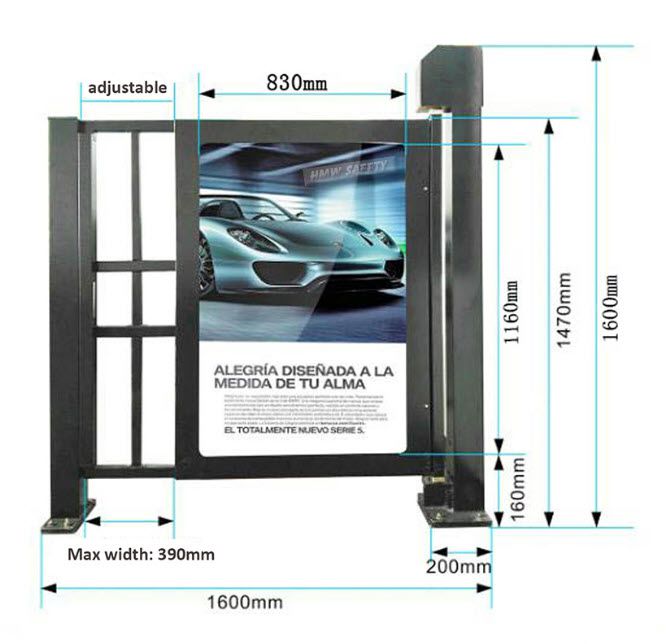 ATG-SW03 ประตูสวิง auto swing gate ทางเข้าออก