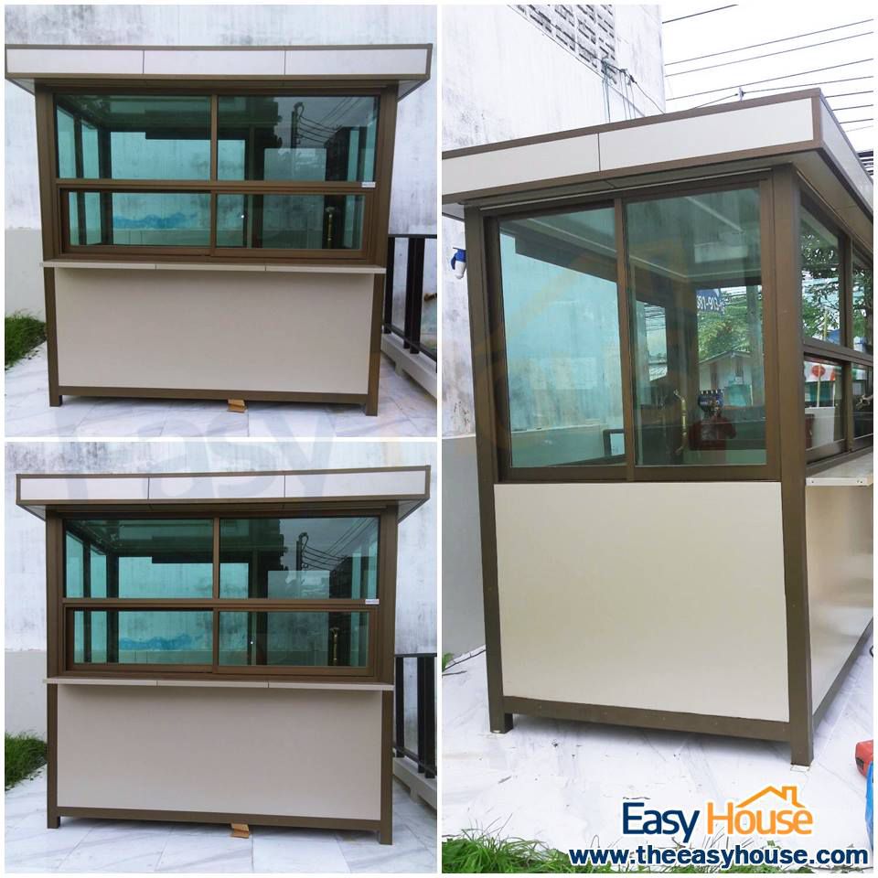 ป้อมยามสำเร็จรูป Guard Booth GB12 ขนาด 2.0x2.0 ม. (TEH-GB12-2020) — รายละเอียดส่วนประกอบ