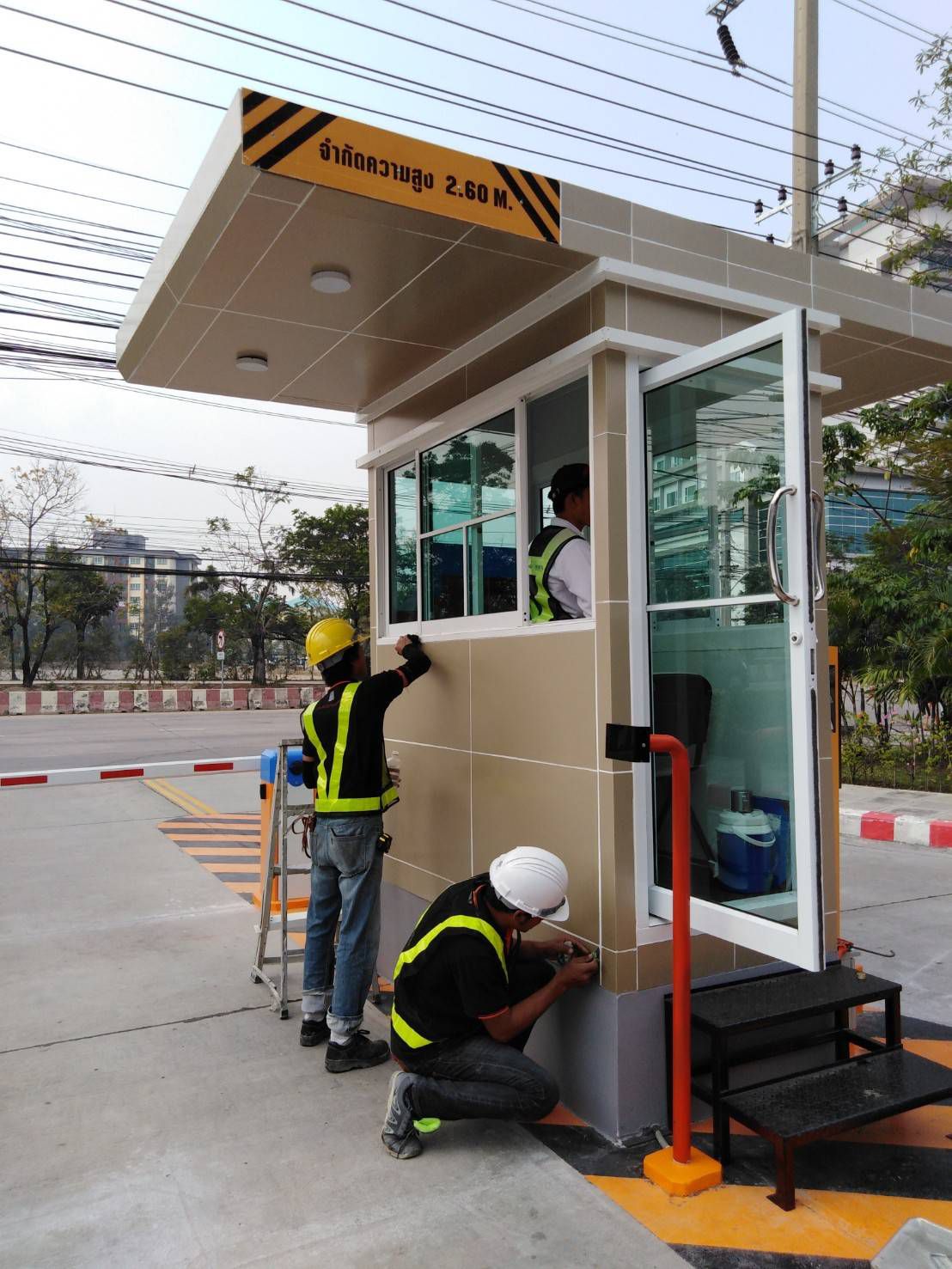 ป้อมยามสำเร็จรูป Guard Booth GB18 ขนาด 2.0x2.5 ม. (TEH-GB18-2025) — ภาพหลัก