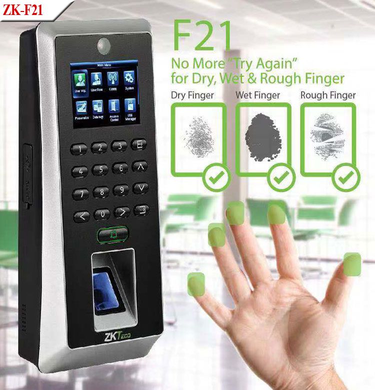 ACS-F21 เครื่องสแกนนิ้ว เปิดประตู F21 SilkID Camera + Photo ID 3000 Fingers