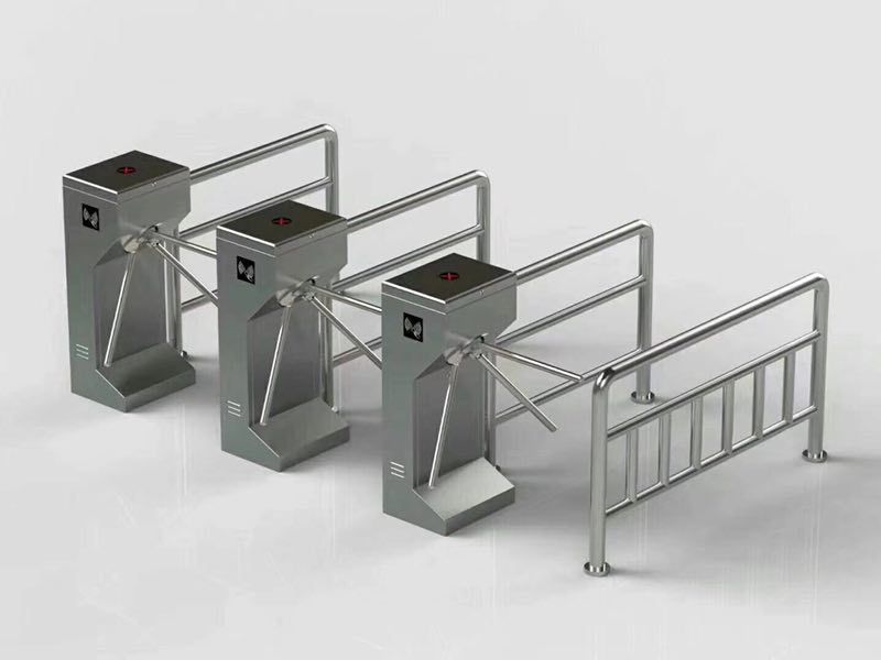 TS-MP02E Electric Tripod Turnstile เครื่องกั้นสามขาสแตนเลส