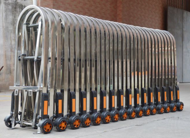 ประตูโฟลดิ้งเกท Folding Gate (FDG-02) — ภาพหลัก