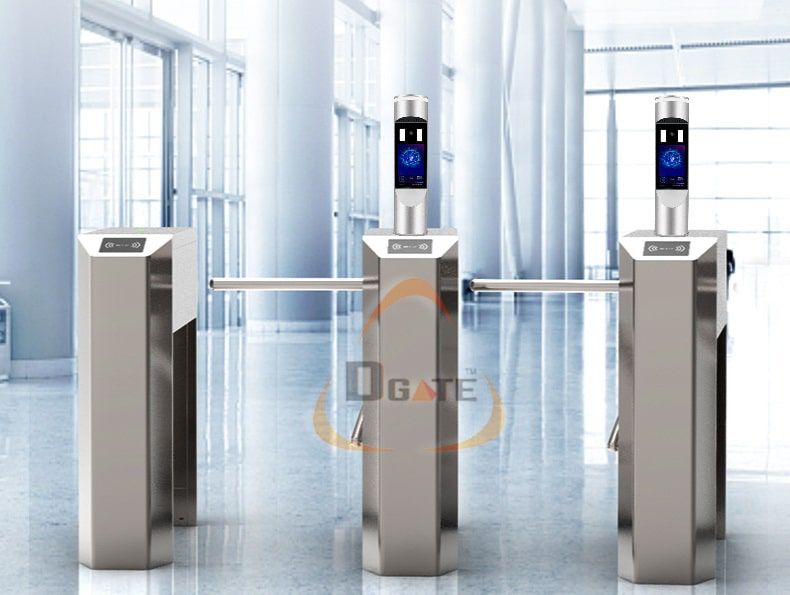 TS-B210E Electric Tripod Turnstile เครื่องกั้นสามขาสแตนเลส 304