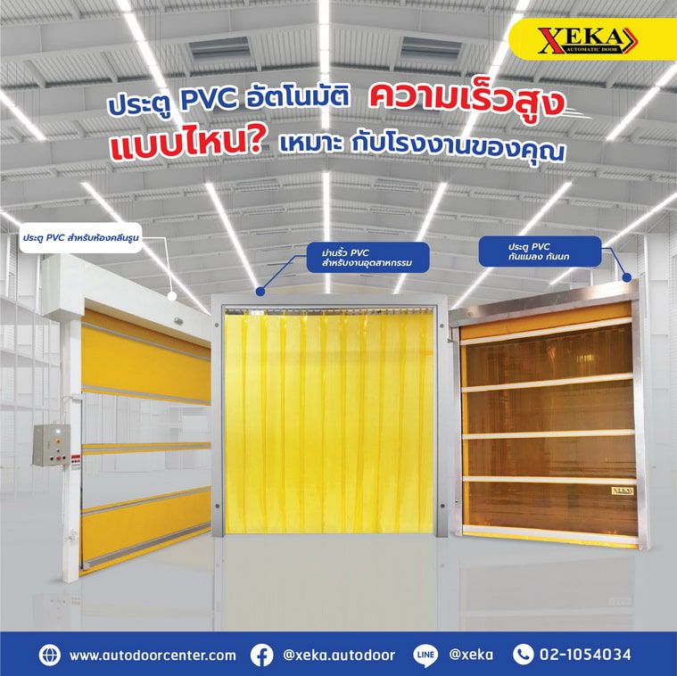 ประตู 42 SQ.M. Stack PVC High Speed door (HPD-42) — รายละเอียดผลิตภัณฑ์