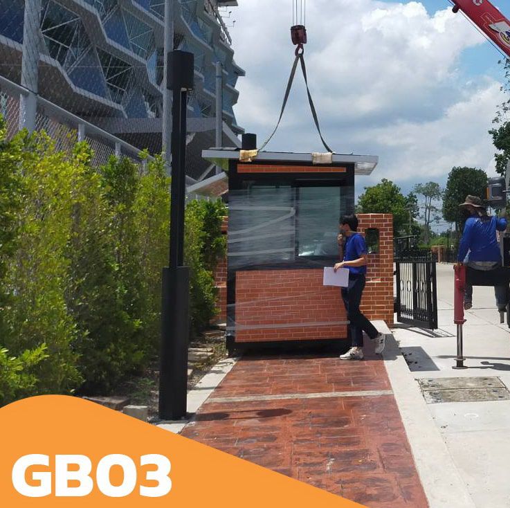 ป้อมยามสำเร็จรูป Guard Booth GB03 ขนาด 2.0x1.5 ม. (TEH-GB03-2015) — รายละเอียดส่วนประกอบ