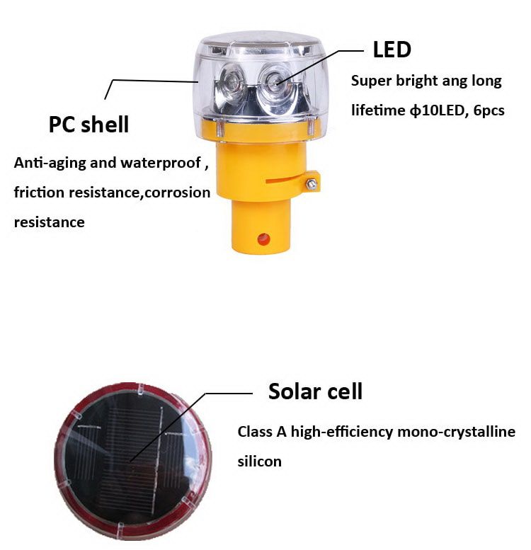 ไฟเตือน Solar (TE-SL05) — รายละเอียดผลิตภัณฑ์