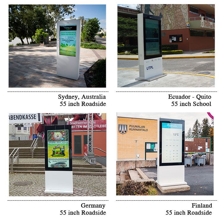 Outdoor Kiosk (KDS-021) — มุมมองการติดตั้ง
