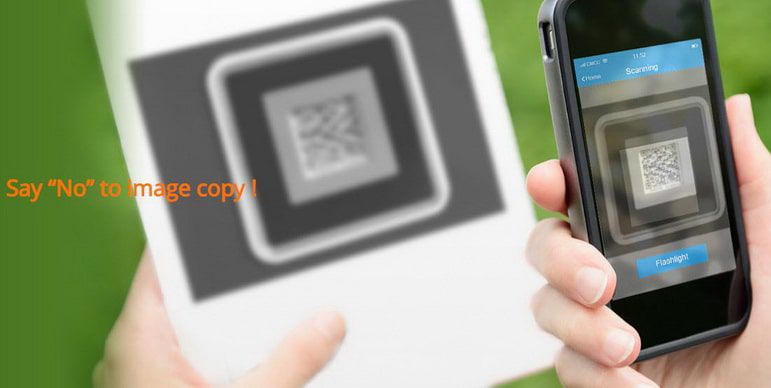จุดตรวจ รปภ แบบ QR รุ่น CP-GT-QR900 ตัวเครื่องสีเงินกรอบโลหะ หน้าจอสีดำพร้อมสแกนคิวอาร์โค้ดสีส้ม มุมมองด้านหน้าตรง