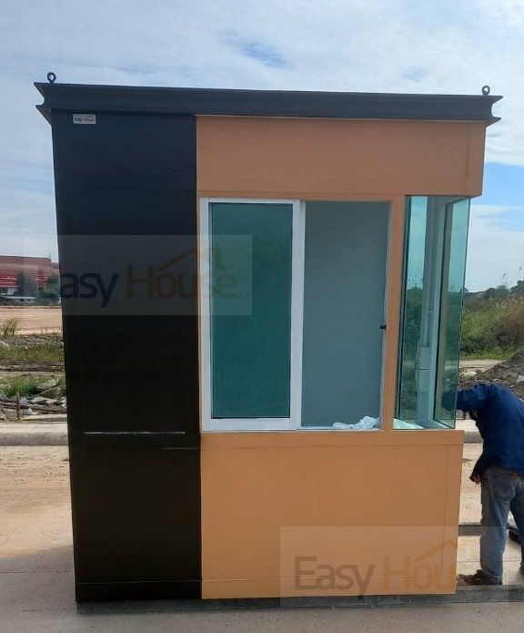 ป้อมยามสำเร็จรูป Guard Booth GB05+ห้องน้ำ ขนาด 2.5x2.0 ม. (TEH-GB05-2520) — ภาพหลัก