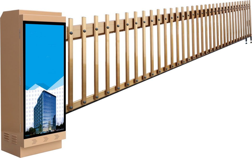 ไม้กั้นรถยนต์ Gate Barrier แบบมีโฆษณา (CP-CD400) — ภาพหลัก
