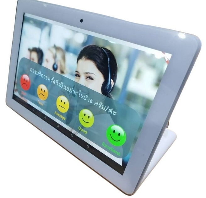 เครื่องประเมินความพึงพอใจ Tablet FeedBack