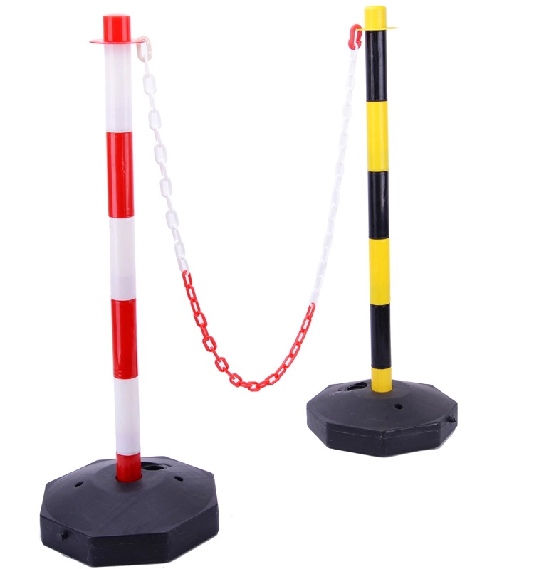 เสาหลักอ่อน 80cm Plastic bollard เสาจราจรพลาสติก