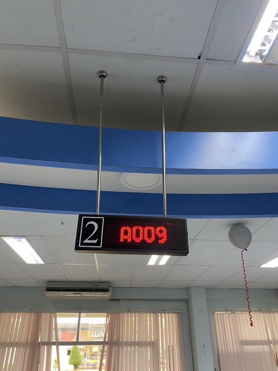 จอแสดงผลคิว แบบ Matrix+Wifi  Queue Display