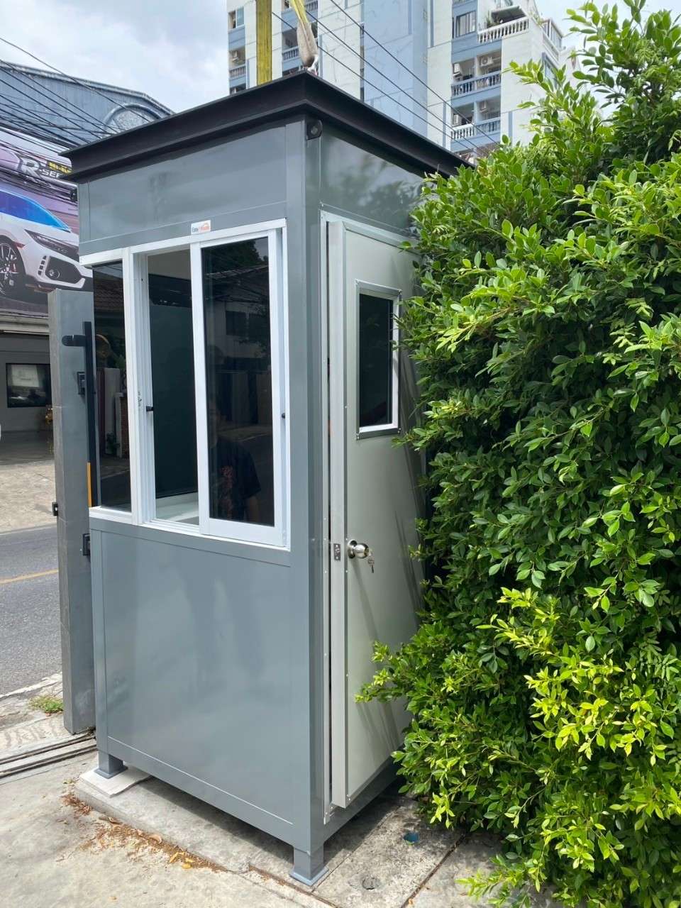 ป้อมยามสำเร็จรูป Guard Booth GB05 ขนาด 1.5x2.5 ม.